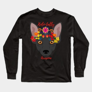 Floral Xolo Dog-XoloTally Awesome Long Sleeve T-Shirt